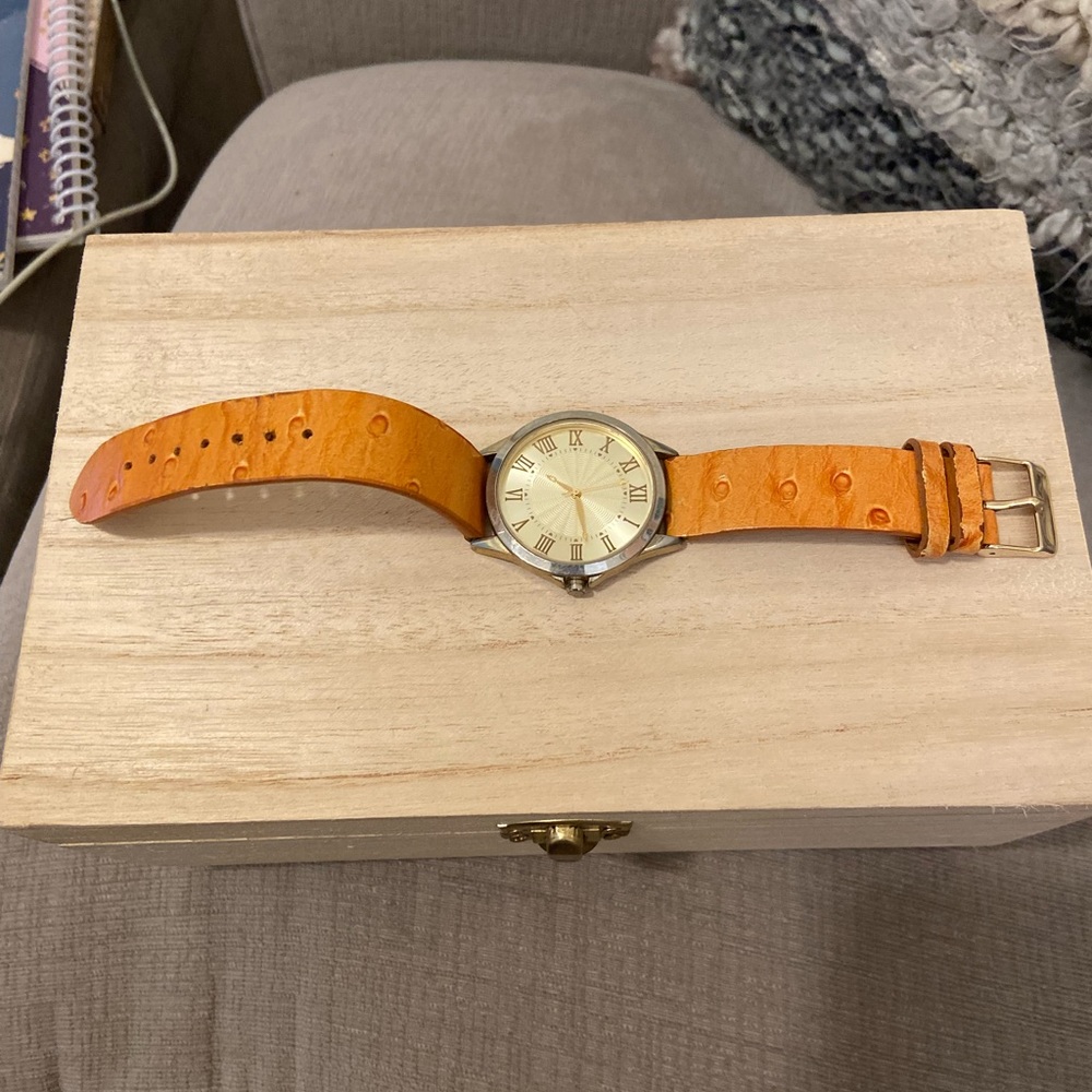ASOS orange watch